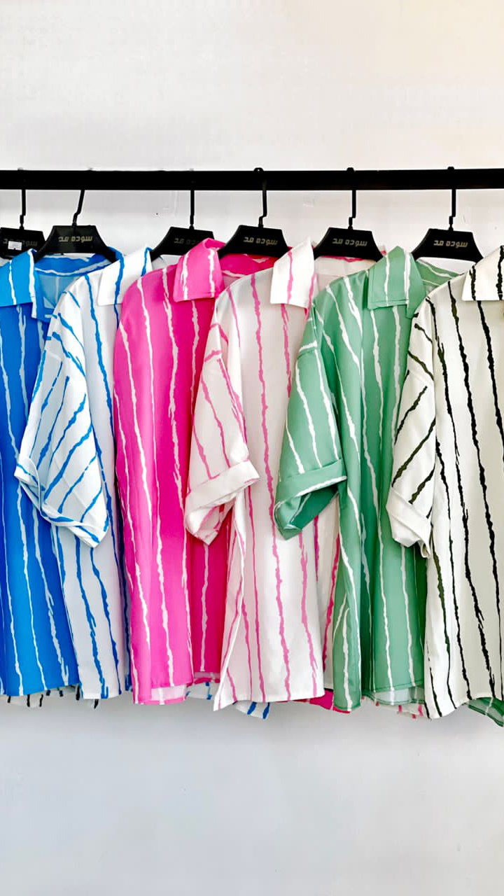 شومیز راه راه پری